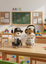 Load image into Gallery viewer, Baseball headphone bottle (450 ML)